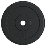 Vidaxl plaque de poids 20 kg fonte