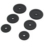 Vidaxl plaques de poids 6 pcs 30 kg fonte Vidaxl plaques de poids 6 pcs 30 kg fonte