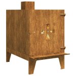 Vidaxl réchaud de camping 35x50x60 cm acier corten Vidaxl réchaud de camping 35x50x60 cm acier corten
