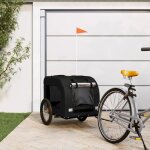 Vidaxl remorque de vélo pour animaux de compagnie noir Vidaxl remorque de vélo pour animaux de compagnie noir