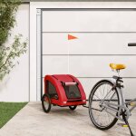 Vidaxl remorque de vélo pour animaux de compagnie rouge Vidaxl remorque de vélo pour animaux de compagnie rouge