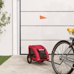 Vidaxl remorque de vélo pour animaux de compagnie rouge Vidaxl remorque de vélo pour animaux de compagnie rouge