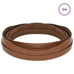 Vidaxl sangle en cuir marron 200 x 1 cm cuir
