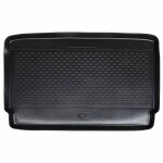 Vidaxl tapis de coffre noir compatible avec opel corsa 19 - tpe