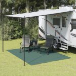 Vidaxl tapis de sol de camping vert 3, 5x2, 5 m