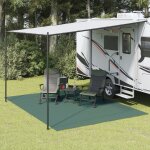 Vidaxl tapis de sol de camping vert 4x3 m