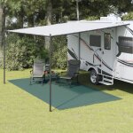 Vidaxl tapis de sol de camping vert 5x2, 5 m