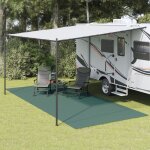 Vidaxl tapis de sol de camping vert 6x2, 5 m