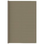Vidaxl tapis de tente 250x200 cm taupe
