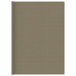 Vidaxl tapis de tente 300x500 cm taupe