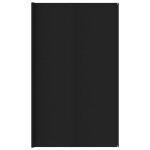 Vidaxl tapis de tente 400x600 cm noir