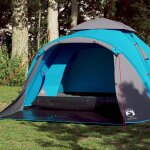 Vidaxl tente de camping a dme 3 personnes bleu libration rapide