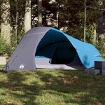 Vidaxl tente de camping a dme 4 personnes bleu impermable