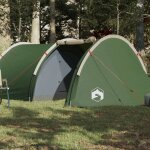 Vidaxl tente de camping tunnel 4 personnes vert impermable