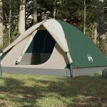 Vidaxl tente de camping a dôme 6 personne vert imperméable Vidaxl tente de camping a dôme 6 personne vert imperméable