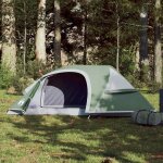 Vidaxl tente de camping a d�me 1 personne vert imperm�able