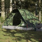 Vidaxl tente de camping a dme 2 personnes camouflage impermable
