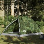 Vidaxl tente de camping a dme 2 personnes camouflage impermable