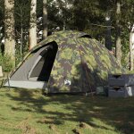 Vidaxl tente de camping a dme 3 personnes camouflage impermable