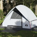 Vidaxl tente de camping a dme 4 personnes tissu occultant impermable