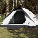 Vidaxl tente de camping a dme 4 personnes tissu occultant impermable