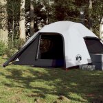Vidaxl tente de camping a dme 4 personnes tissu occultant impermable