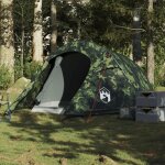 Vidaxl tente de camping tunnel 2 personnes camouflage imperméable Vidaxl tente de camping tunnel 2 personnes camouflage imperméable