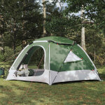 Vidaxl tente en d�me avec housse imperm�able amovible vert 8 personnes