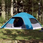 Vidaxl tente familiale a dôme 6 personnes bleu imperméable Vidaxl tente familiale a dôme 6 personnes bleu imperméable