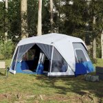 Vidaxl tente familiale avec led 10 personnes a d�gagement rapide