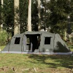 Vidaxl tente familiale tunnel 6 personnes vert olive impermable