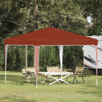 Vidaxl tente de f�te pop - up terre cuite 288 x 288 x 245 cm
