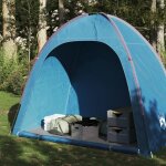 Vidaxl tente de rception bleu impermable
