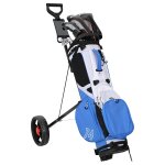 Vidaxl trolley de golf noir 66 x 65 x 112 cm fer