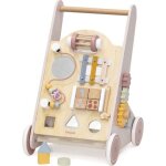 Viga polarb trotteur en bois rose educatif