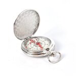 Vintage cuivre couvercle rabattable m�tal poche montre retournement boussole camping randonn�e canotage ...