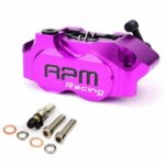 Violet adaptateur d'�trier de frein de moto, ma�tre - cylindre de frein, plaque avant arri�re, assemblage ...