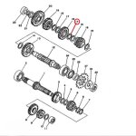 Visserie origine pour quad yamaha 660 grizzly 2002 a 2008 90209 - 22082 neuf