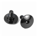 Visserie roller en ligne powerslide cuff screw set fit swell, grave, kaze, 2 - pack black