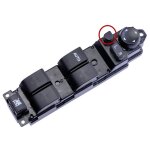 Vitre de commande pour vitre de porte ma�tre avant, fen�tre electrique mazda 2 m2 2007 - 2013 lh, bouton ...