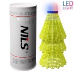 Volants de badminton - nils extreme - nbl6293 - nylon led - mixte - usage r�gulier - x3