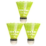 Volants d'entranement de balle de badminton, fournitures de frappe de badminton, adapts a l'extrieur, ...