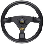 Volant racing gp - noir - 6 trous 35mm