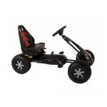 Volare go kart racing car - gar�on - grand - pneumatiques - noir