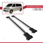 Compatible avec volkswagen caravelle (t5) 2003 - 2015 barres de toit fly mod�le railing porte - bagages ...