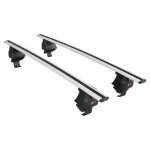 Compatible avec volkswagen polo 6 (ae1) post - facelift 2021 - 2026 ace - 4 barres de toit railing porte ...
