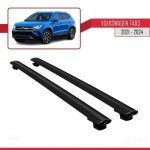 Compatible avec volkswagen taos 2021 - 2026 basic model barres de toit railing porte - bagages de voiture ...