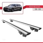 Compatible avec volvo v60 ii 2019 - 2025 hook model barres de toit railing porte - bagages de voiture ...