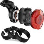 Vornixorsarlshop - support de v�lo pour airtag, support cach� de tige de selle de v�lo compatible avec ...