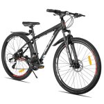 Vtt hiland bedrock 27, 5 pouces mixte, 24 vitesses, freins a disque hydrauliques, cadre en aluminium, ...